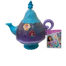 Disney Princess Ariel The Little Mermaid Stack and Store Purple Teapot New Rare