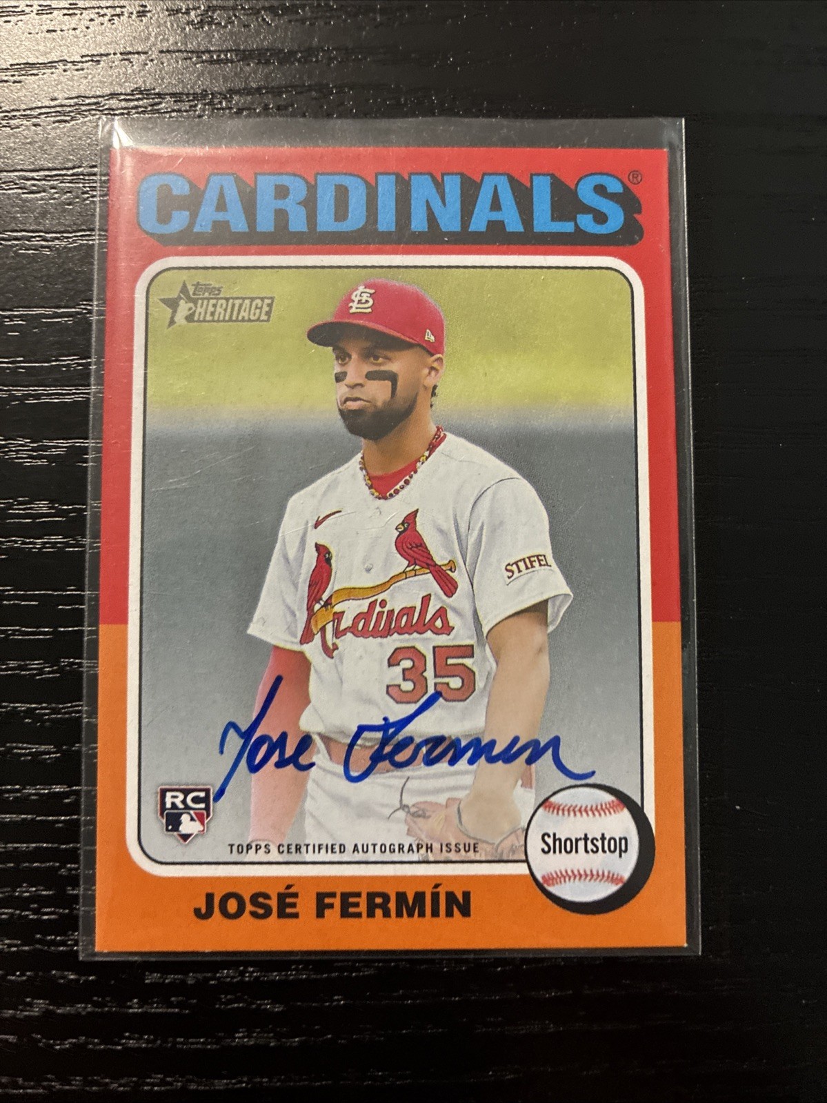 2024 Topps Heritage - Real One Autographs Jose Fermin #ROA-JF (AU, RC)