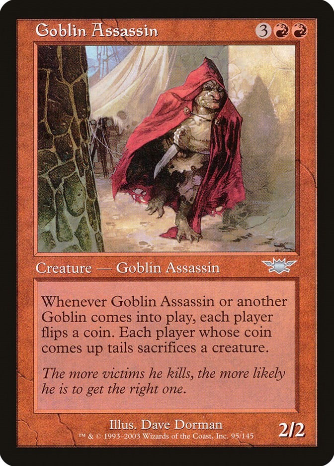 Goblin Assassin 95 LP Normal Legions MTG EN