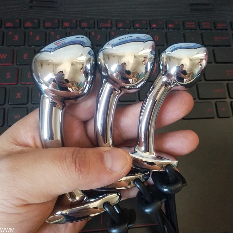 SM-Prostata-Massager-Metall-Dilatator-Stimulation-Männer-Frauen-Sexspielzeug