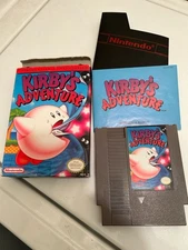 Kirby's Adventure NES Nintendo CiB Box - W/ Instruction Booklet Complete CLEAN
