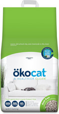 Dust Free Non-Clumping Paper Pellet Cat Litter, Unscented, 11.7 Pounds - Natural