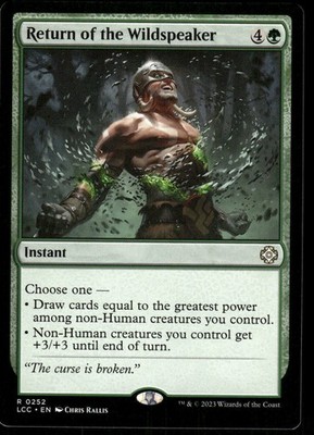 1x Return of the Wildspeaker - Commander: The Lost Caverns of Ixalan - NM - MTG