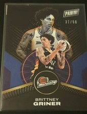BRITTNEY GRINER 2025 PANINI WNBA PLAYER OF THE DAY BLUE SP 37/50