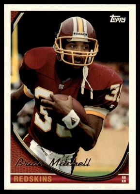 1994 Topps Brian Mitchell Washington Redskins #519
