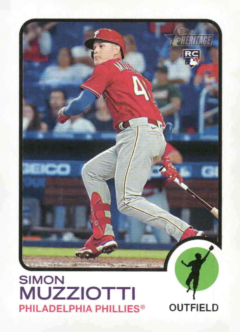 2022 Topps Heritage #679 Simon Muzziotti