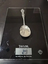 Mauser/Mt Vernon Sterling "Yetive" Bon Bon Spoon Pat. 1902 – 29g – Mono M