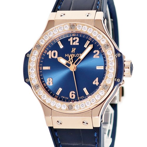 HUBLOT Big Bang Gold Blue Diamond 361.PX.7180.LR.1204 TO286469