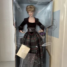 Franklin Mint Diana Princess of Charm Porcelain Doll.