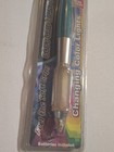New Rare Original Quasar Pen Color Changing Lights Blue Black Ink 3 Refills QP2 — photo 4