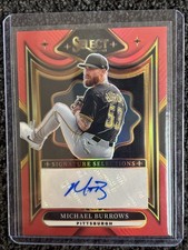 2025 Panini Prizm Michael Burrows SS-MB /99 pink