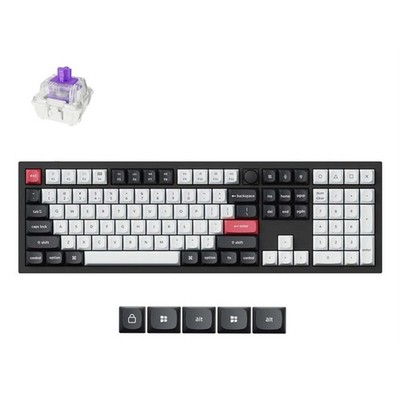 Keychron Q6 HE Tastatur Universal USB + RF Wireless + Bluetooth QWERTY UK Englisch