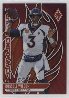 2023 Panini Phoenix Flame Throwers Red 62/199 Russell Wilson #FLA-20 05ol