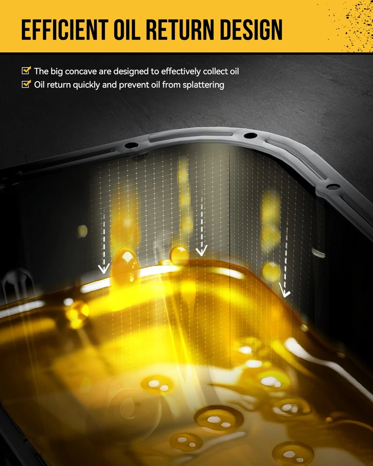 Engine Oil Pan Fits 2001-2006 Hyundai Elantra All Engines HYP06A 2152023603 Foto 3 de 4