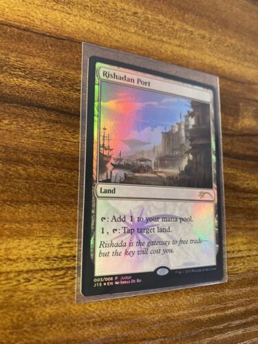 MTG✨RISHADAN PORT FOIL Judge Gift Promo✨DCI MINT RARE Land 2015 Ro Art UNPLAYED - Picture 3 of 8