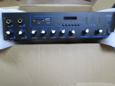 Pyle PT506BT Bluetooth Desktop Audio 600 Watt Power Amplifier Stereo Receiver