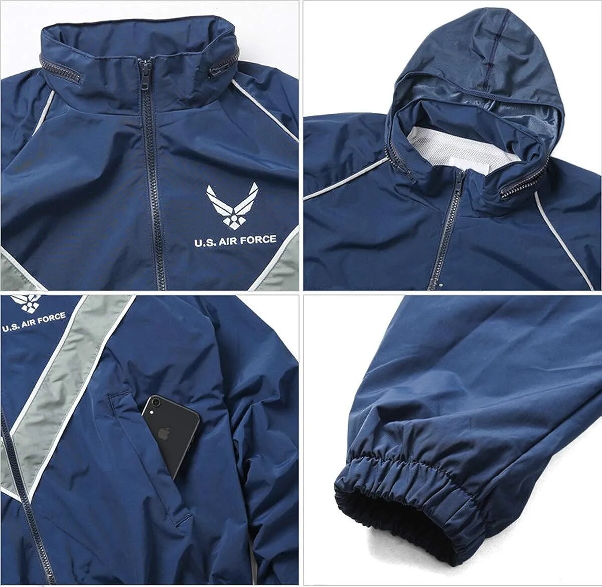 US Air Force IPTU Nylon PT Fitness Reflective Unisex Training 