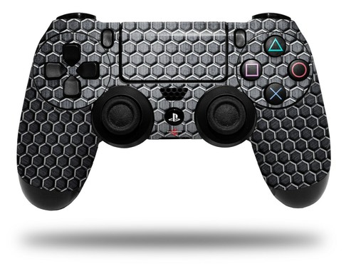 Skin für Sony PS4 Controller Mesh Metal Hex - Bild 1 von 3