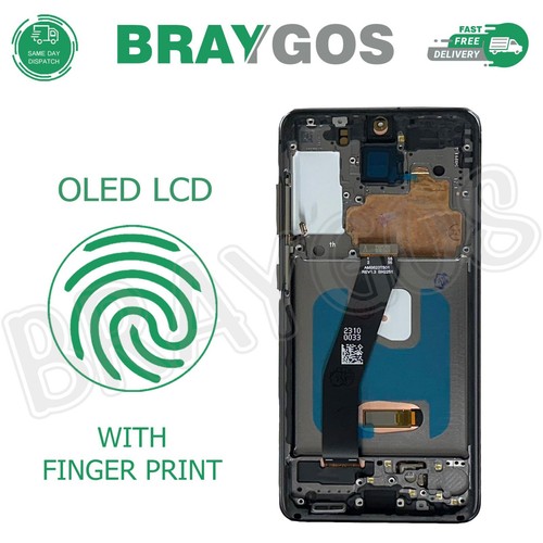 For Samsung Galaxy S20 4G 5G G980 / G981 OLED LCD Display Touch Digitizer Frame - Picture 2 of 3