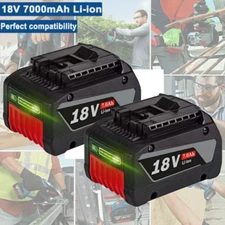2Pack For Bosch 18V 7.0Ah Li-ion BAT609 BAT610G BAT618 BAT620 24618-01 Battery