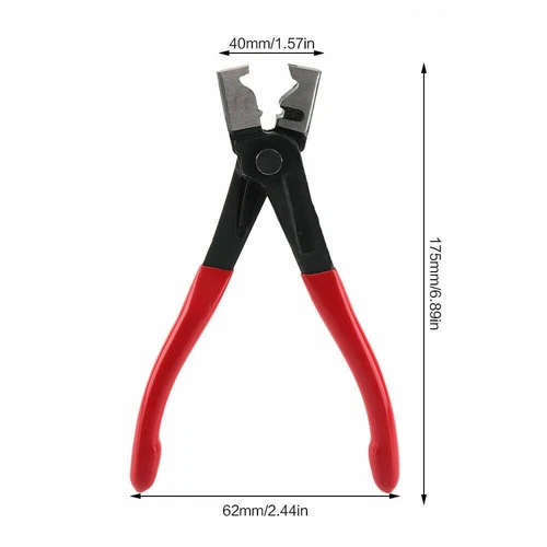 100X Assorted Hose Clamp Stainless Steel Ear Cinch Rings Crimp Pinch Set Pliers - Picture 10 of 21