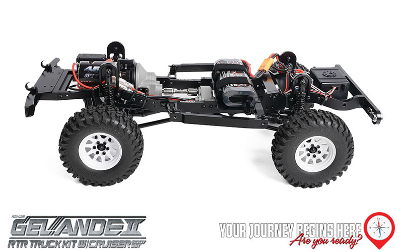 NEW RC4WD 1/10 Gelande II RTR Truck w/ Cruiser Body Set Red FREE