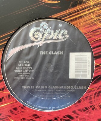 This Is Radio Clash [Single] [12 inch Vinyl Disc] by Clash (The 
