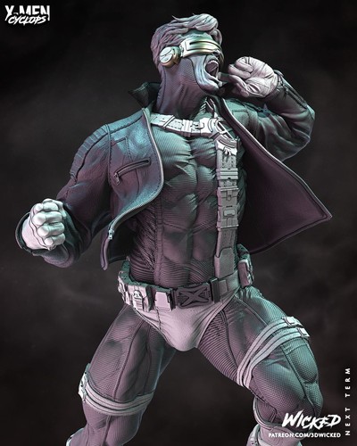 Cyclops, Resin Model Kit Painted 3d Printed GK Statue Figure - Picture 5 of 8