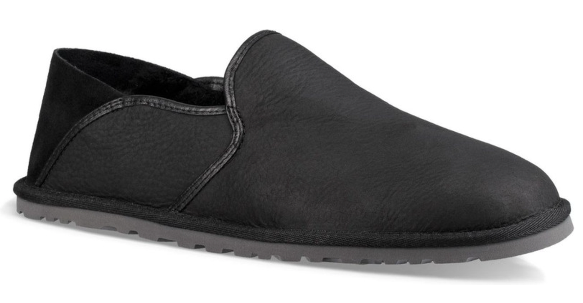 NEW $100 UGG Cooke Black Suede Men Slipper US9/UK8/EU42 | eBay display picture 3