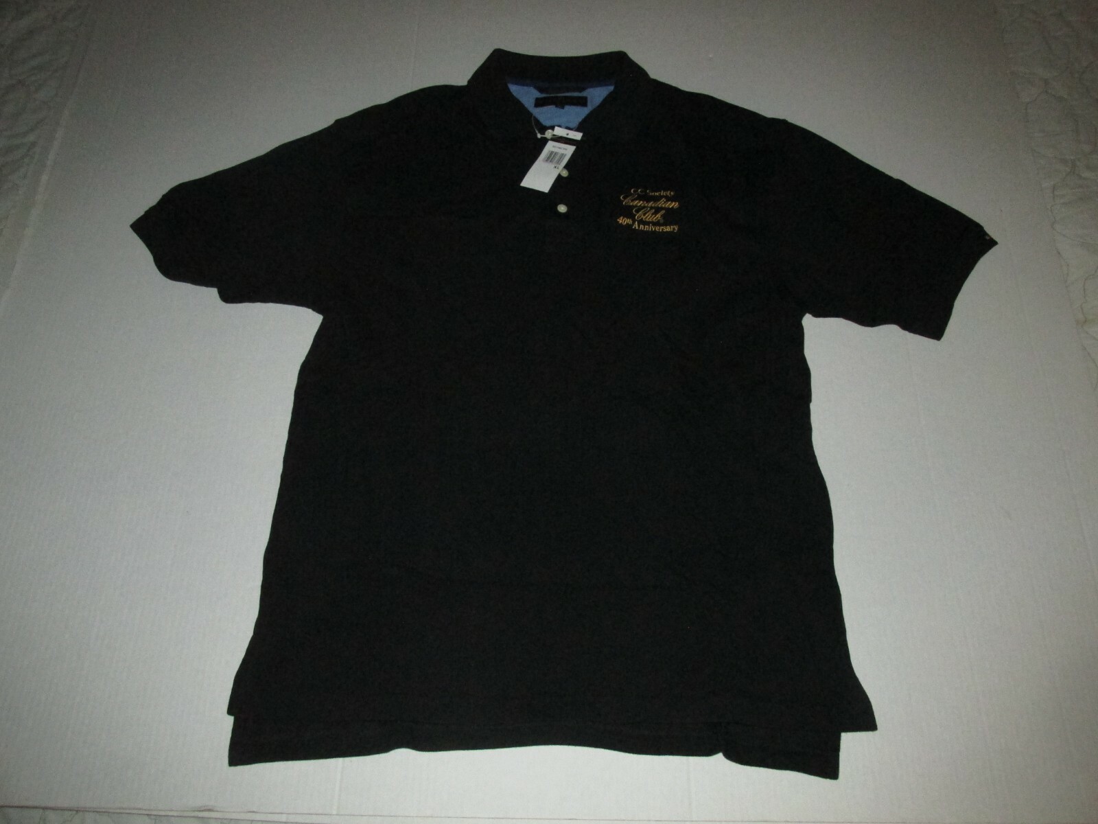 Canadian Club CC Society 40th Anniversary Tommy Hilfiger Polo Shirt Sz XL New image 2