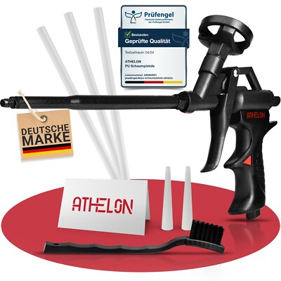 ATHELON  Schaumpistole für Bauschaum und Montageschaum PU Bauschaumpistole