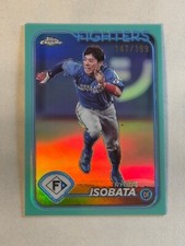 2024 Topps Chrome NPB Aqua Refractor Ryota Isobata /199 #128 Fighters