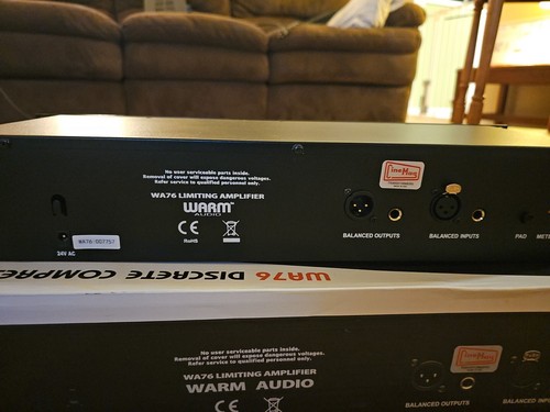 Warm Audio WA76 Discrete FET 1176-Style Dynamics Limiter Amplifier Compressor - Picture 6 of 6