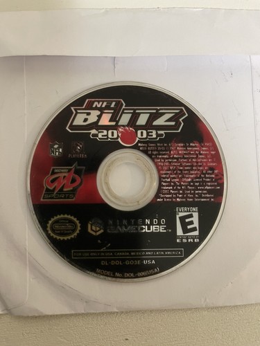 NFL Blitz 2003 Nintendo Blitz 2003 Nintendo GameCube DISC ONLY EBay