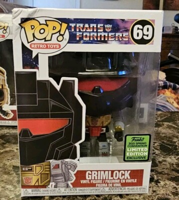 Funko Pop Retro Transformers Grimlock #69 2021 Shared Exclusive *Box Damage* 