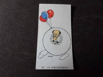 No. 32 LO STRATOSPHERICO figurines 4 musketeers perugina buitoni 1936 Bioletto