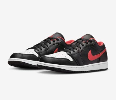 Herren Nike Air Jordan niedrige Größe 13 schwarz feuerrot weiß