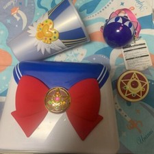 Sailor Moon Collectible Set: USJ Luna Tablet Case, Movie Drink Holder, Eye Drop