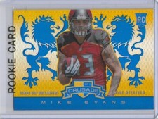 MIKE EVANS ROOKIE CARD 2014 Panini Crusade RC Tampa Bay Bucs Football RED HOT!