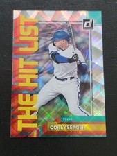 Corey Seager 2022 Donruss The Hit List Baseball Card THL-12