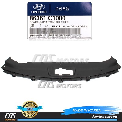  Genuine Radiator Grille Upper Cover For 2015-2017 Hyundai Sonata 86361C1000