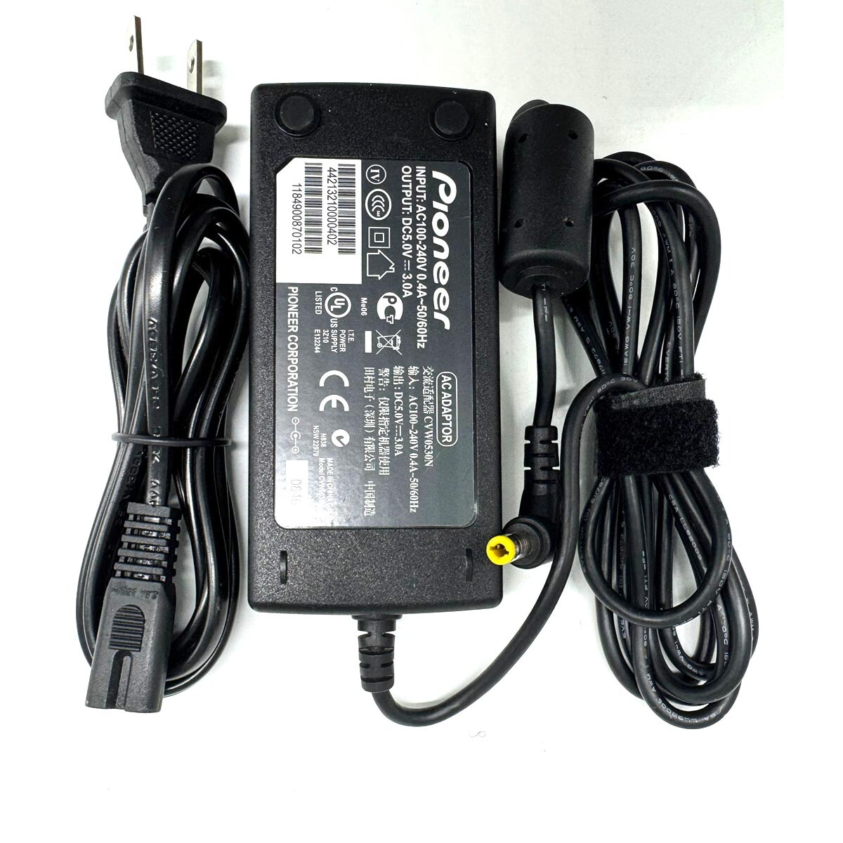 Pioneer DJ Controller DDJ-SX DDJ-SX3 DDJ-RX AC Adapter Power