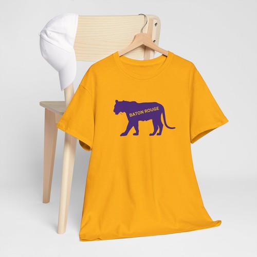 LSU Tiger Baton Rouge Silhouette Shirt I LSU Game Day Tee I LSU Football Shirt - Picture 70 of 97