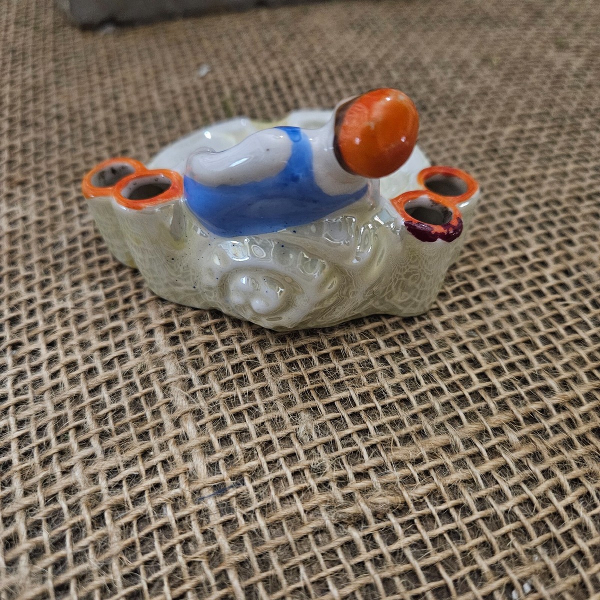 Antique Ceramic Cigarette Holder w/ Ashtray (Japan) | eBay