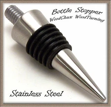 Bottle Stopper & Free Chuck Stainless Steel Cone Kit Wood Lathe Free Shipping