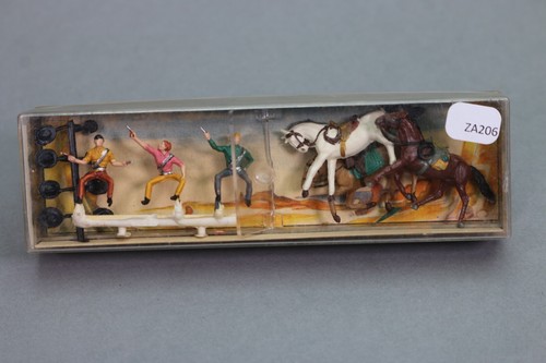Figurines Merten H0 2446 - Indiens à Cheval Combattant - Train Miniature