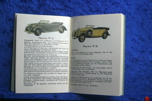 Wanderer 1938 manual de venta folleto Phaeton (E#040) FAKSIMILE archivo editorial - Imagen 3 de 6