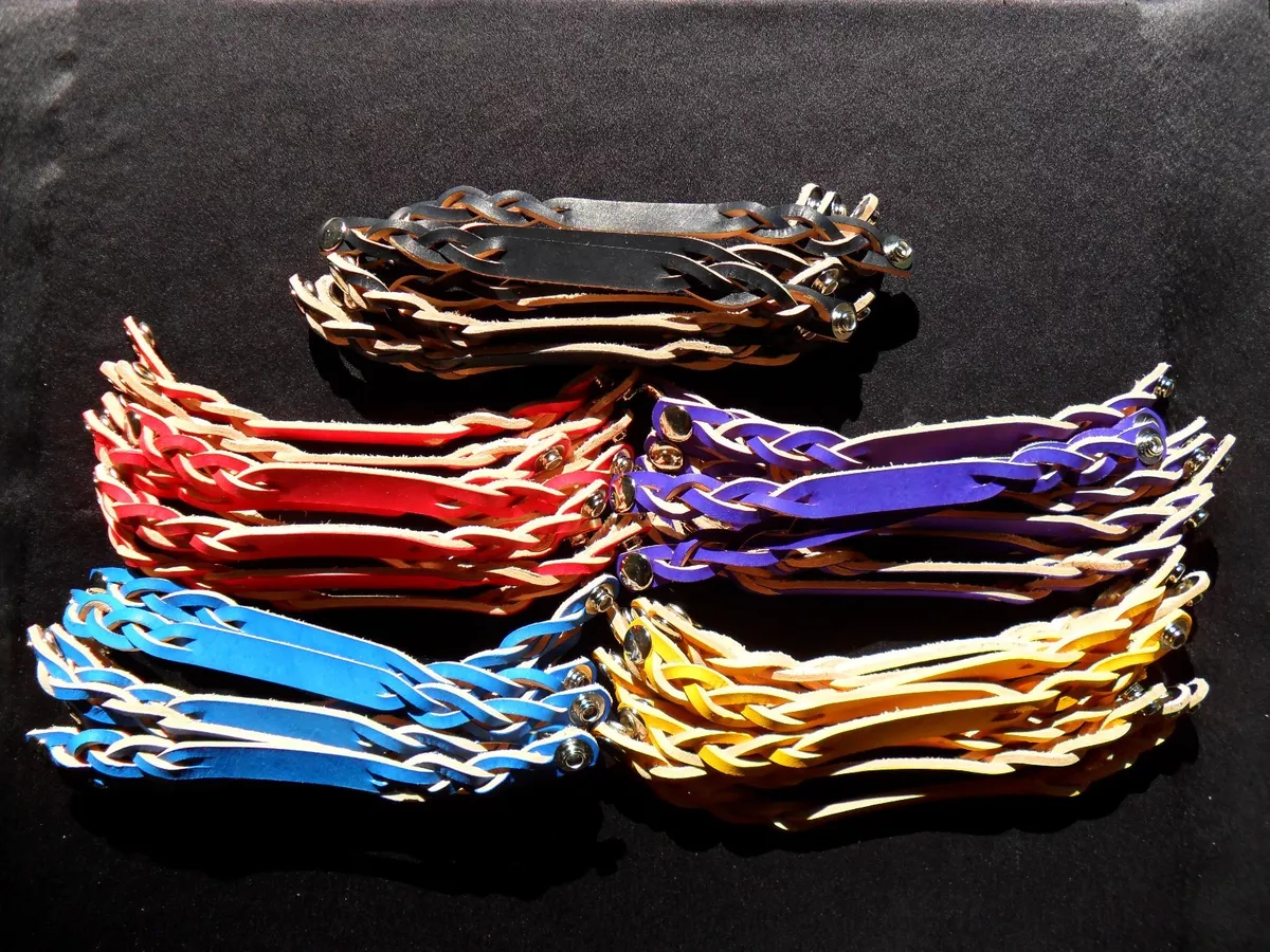 Leather bracelet shop blanks with snaps