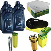Mann Inspektionspaket 7L BMW Longlife 5W-30 FüR 7Er F01 F02 F03 F04 730D 740D