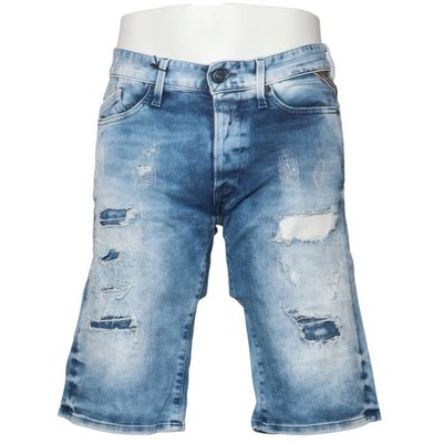 Replay, Jeans Shorts, Größe: 29, Blau, Denim, Herren #ais